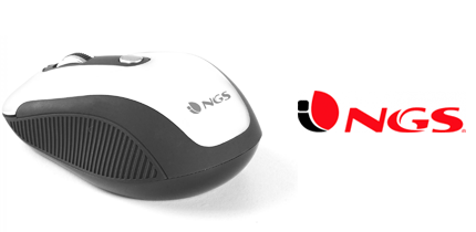 MOUSE NGS HAZE BLANCO  INALAMBRICO