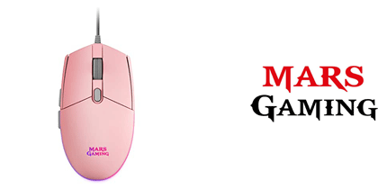 MOUSE MARS GAMING MMG PINK 3200DPI USB MOUSE MARS GAMING MMG PINK 3200DPI USB