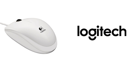 MOUSE WHITE LOGITECH B100  USB OEM  BLANCO