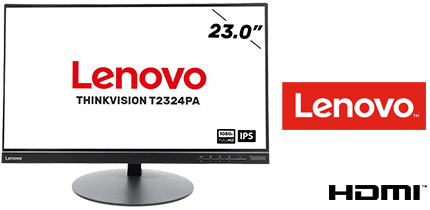 MONITOR 23 LENOVO T2324PA FULLHD VGA+HDMI+DP