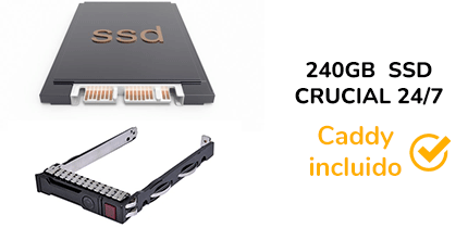  AÑADIR  240GB SSD CRUCIAL 24/7 NUEVO 2. [Asignado: 75144]
