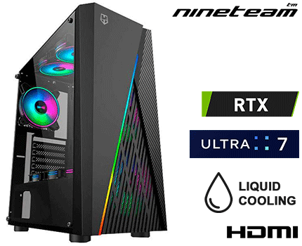 ORDENADOR NINETEAM ¡7 ULTRA RTX 3050 6GB I7/16GB/ SSD 480GB/WINDOWS 11 HOME LEGAL