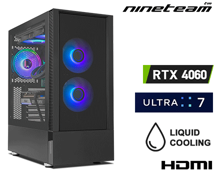 ORDENADOR NINETEAM ¡7 ULTRA RTX 4060 8GB I7/16GB/ SSD 480GB/WINDOWS 11 HOME LEGAL