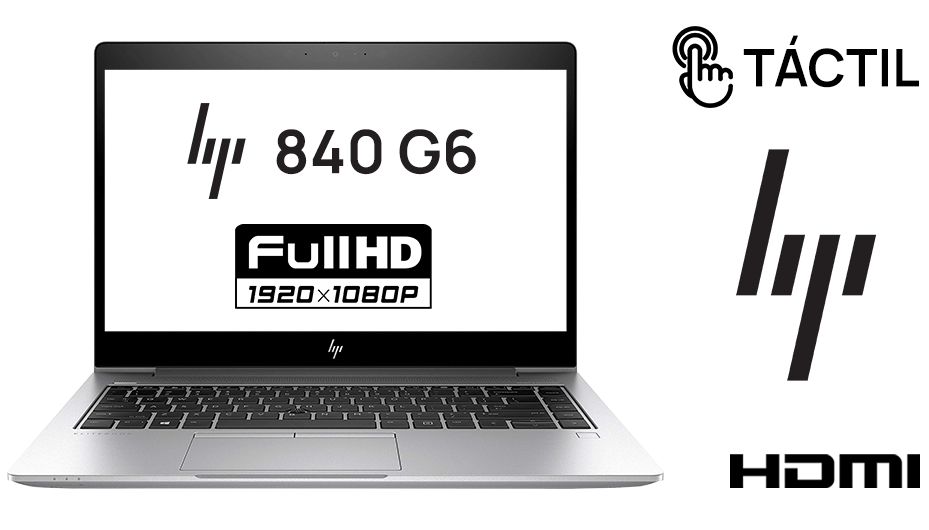 PORTATIL HP 840 G6 TACTIL I5/8GB/ SSD 250GB+/